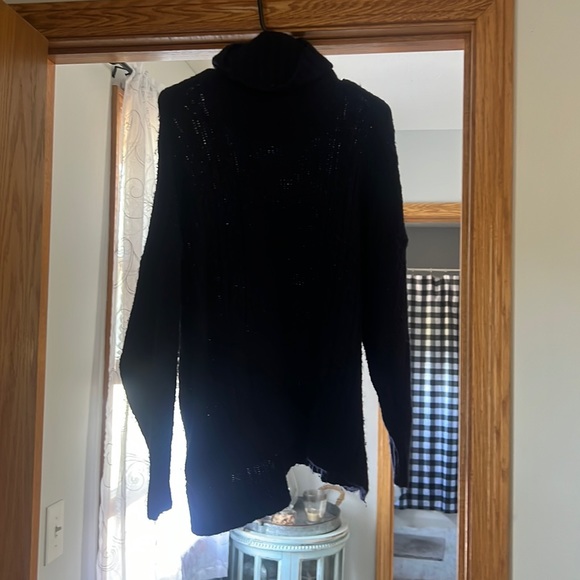 Sweaters - Aerie - tunic, turtle neck sweater - size small - navy blue